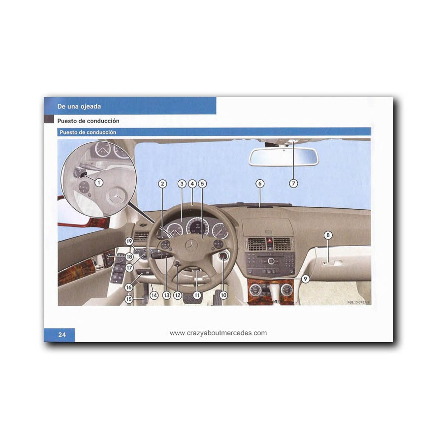Mercedes Benz C 200 CDI | Instrucciones de Servicio Clase C | W204