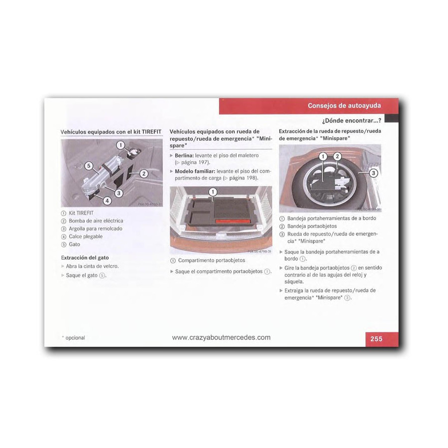Mercedes Benz C 63 AMG | Instrucciones de Servicio Clase C | W204