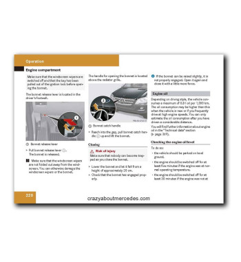 Mercedes-Benz M-Class W164 | Checking the Engine Oil Level