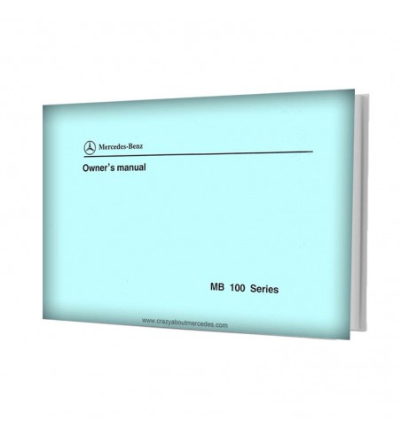 Mercedes Benz Owner's Manual MB 100 Series