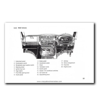 Mercedes-Benz MB 100 Series W631 | Dashboard, instruments and controls