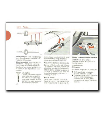 Mercedes Benz 280 SL Manual Instrucciones de Servicio R107