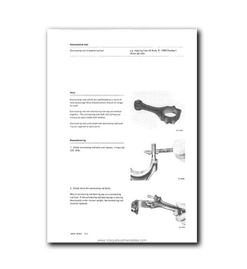 Mercedes-Benz Engine M115 | Conventional tool