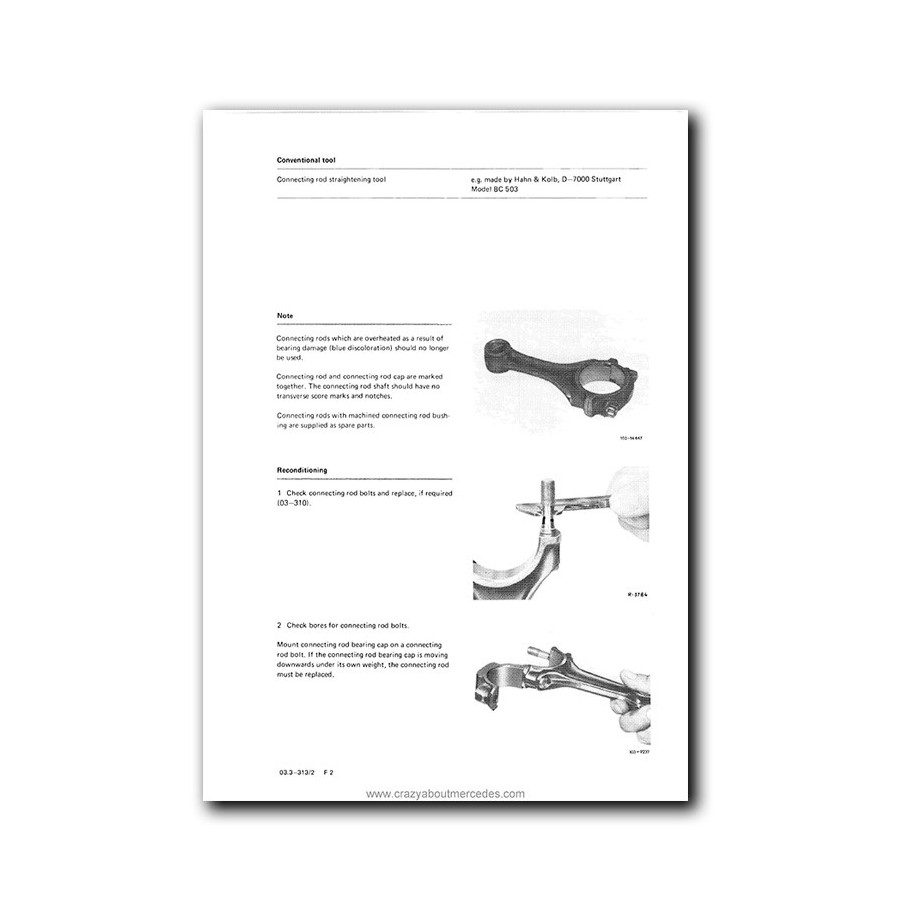 Mercedes Benz Service Manual Engines M 115