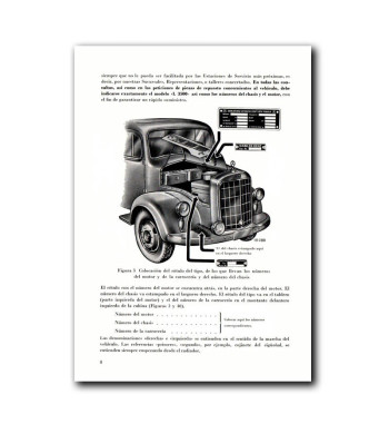 Mercedes-Benz L 3500 | Identificación del motor y del chasis