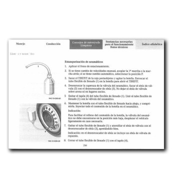 Mercedes-Benz Vito W638 108 CDI, 110 CDI, 112 CDI, 113 and 114 | Tyre sealing procedure