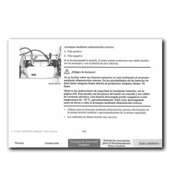 Mercedes-Benz Vito W638 108 CDI, 110 CDI, 112 CDI, 113 y 114 | Arranque mediante alimentación externa