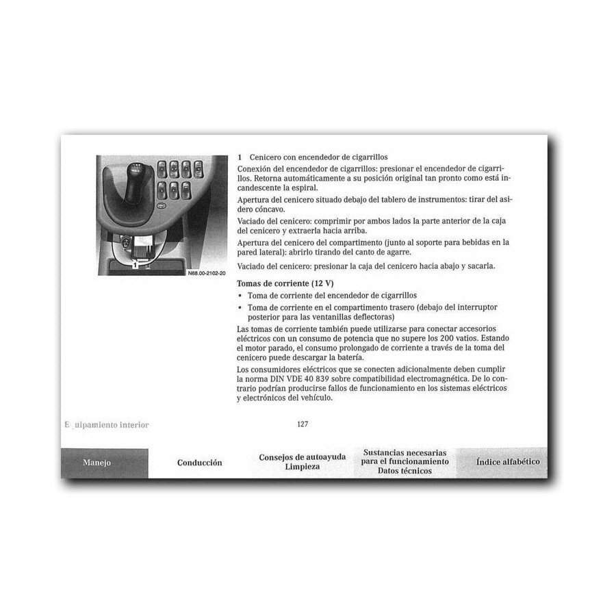 Mercedes Benz Vito 110 CDI | Instrucciones de Servicio | W638