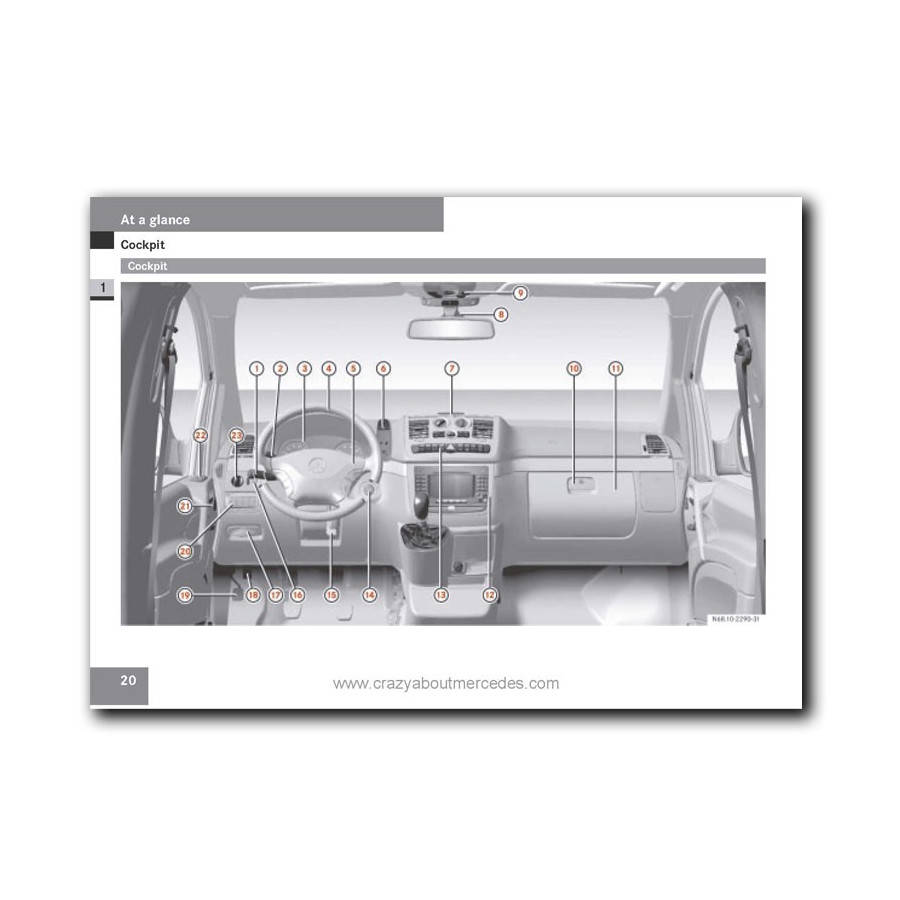 Mercedes Benz Vito 109 CDI | Operating Instructions Vito | W639.