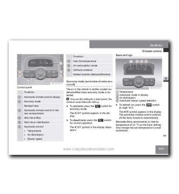 Mercedes-Benz Vito W639 | Automatic climate control panel