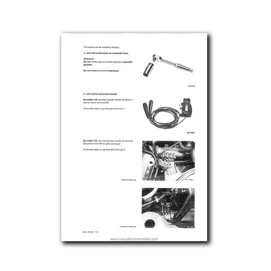Mercedes Benz Service Manual Engines M 115