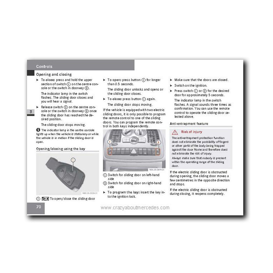 Mercedes Benz Vito 123 | Operating Instructions Vito | W639