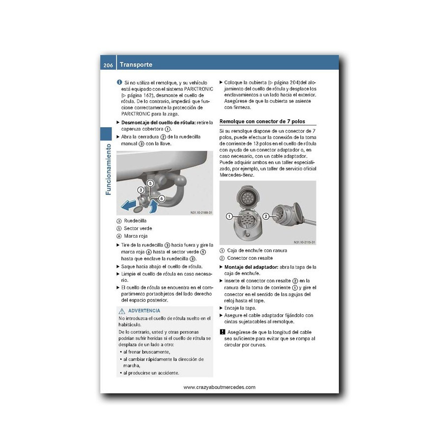 Mercedes Benz Viano CDI 3.0 | Instrucciones de Servicio | W639