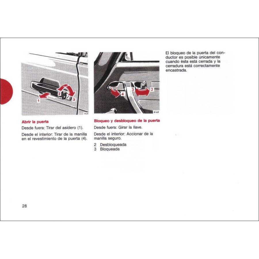 Mercedes Benz 500 SL Manual | Instrucciones de Servicio | W107