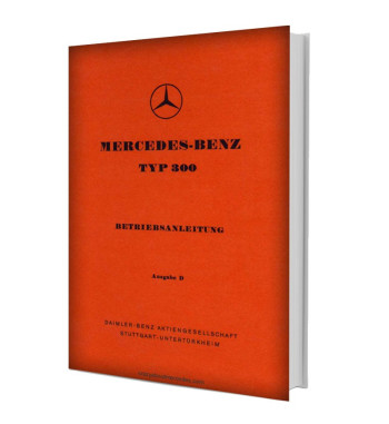 Mercedes-Benz Typ 300 W186 Adenauer | Betriebsanleitung cover