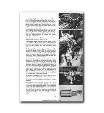 Mercedes-Benz 190 SL W121 | Lubrication and maintenance points