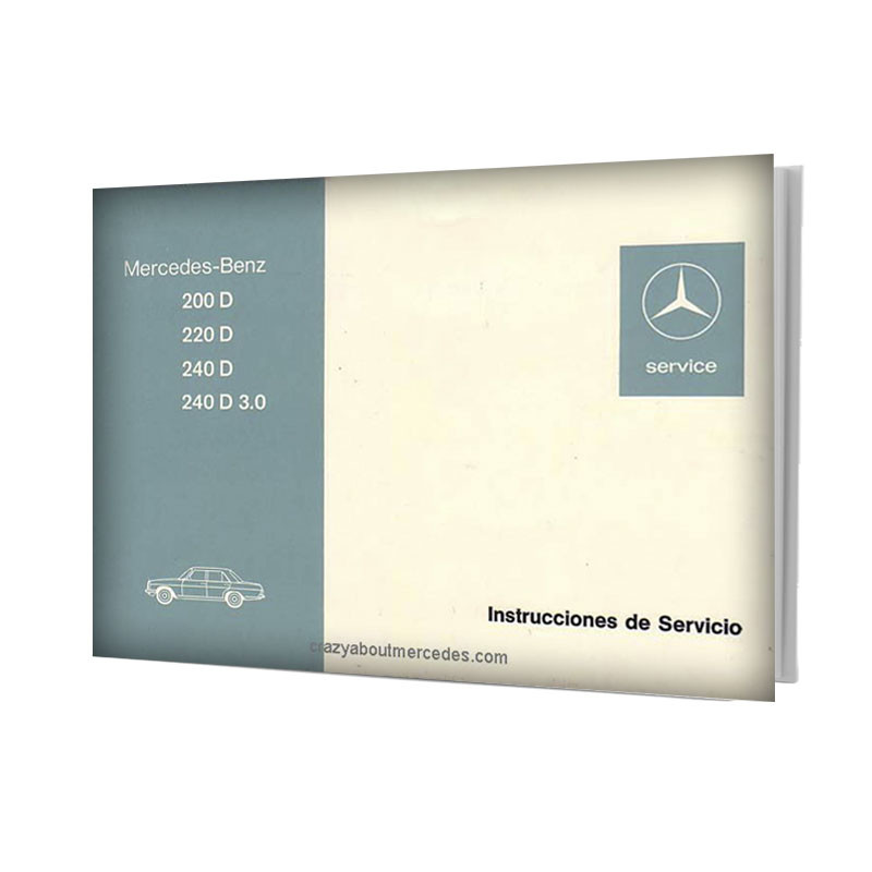 Mercedes-Benz W115 Diesel | Instrucciones de Servicio