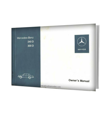 Mercedes-Benz W115 | Owner's Manual Cover