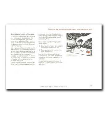 Mercedes-Benz 450 SEL 6.9 W116 | Control y rellenado del líquido refrigerante