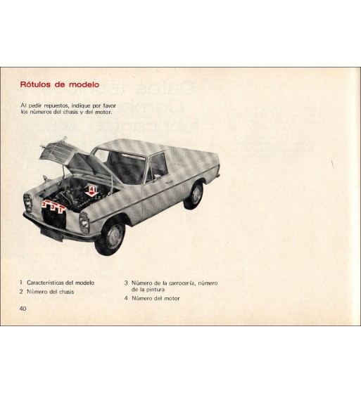 Manual de Usuario del Mercedes Benz Pick-up 220 D | W115 | PDF