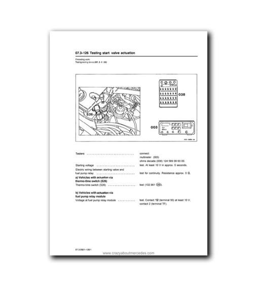 Mercedes Benz Service Manual Engine 102 PDF
