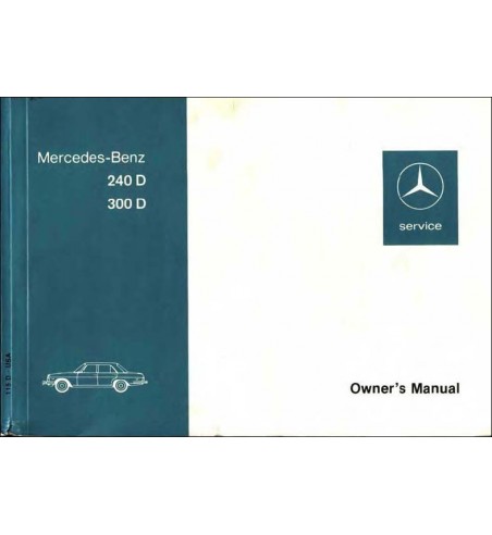 Mercedes Benz 300 D Owner's Manual | W115 | PDF