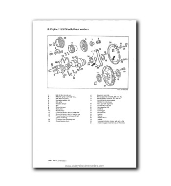 Mercedes-Benz Engine M119 | Engine 119.97/98 with thrust washers