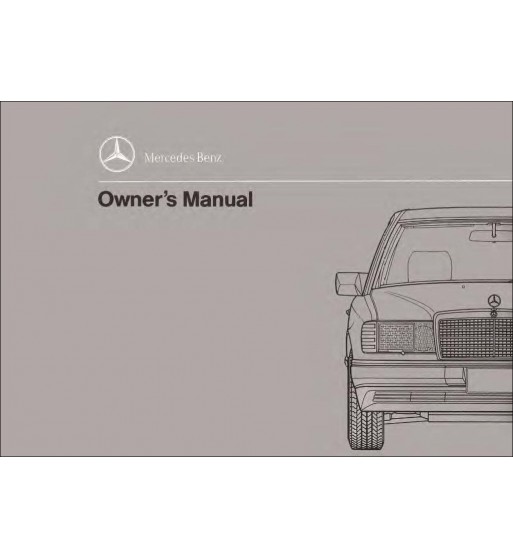 Mercedes Benz 300 CE Manual | Owner's Manual | W124