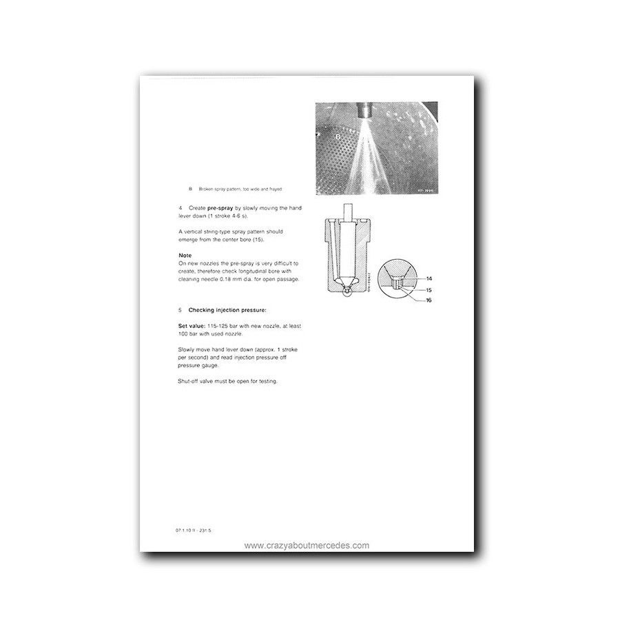 Mercedes Benz Service Manual Diesel Engines 602, 603