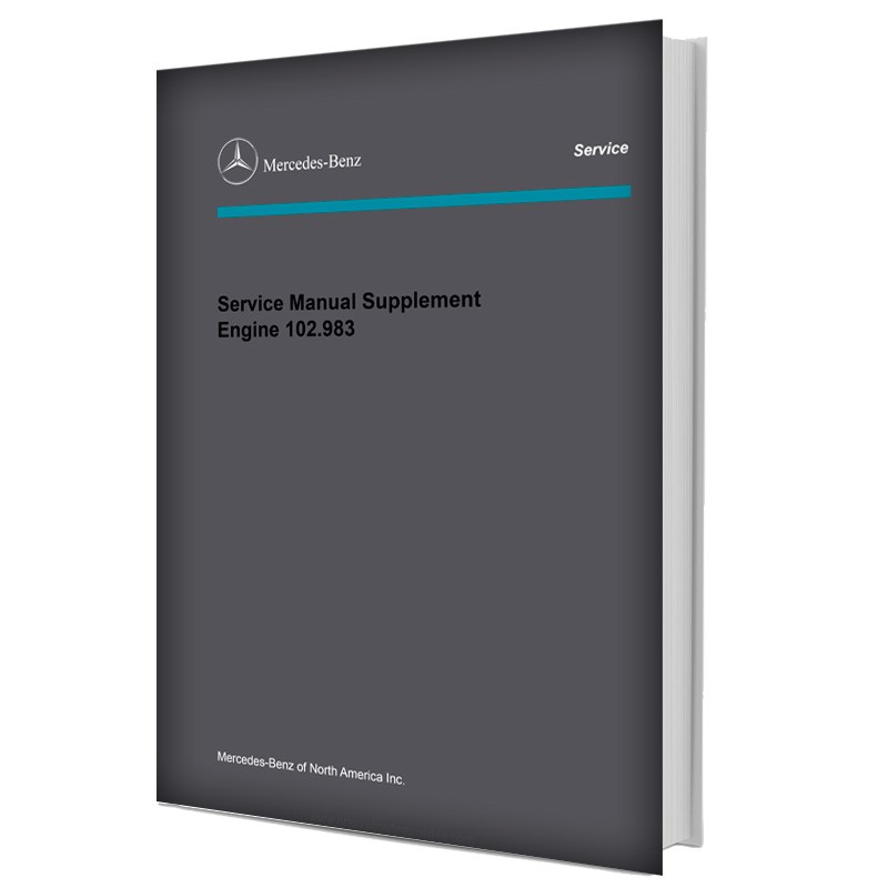 Mercedes Benz Service Manual Supplement Engine 102.983