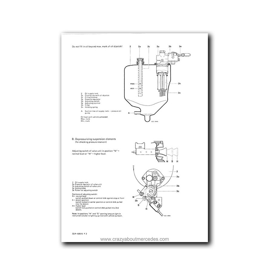 Mercedes Benz Service Manual Chassis & Body Series 116 Volume 1