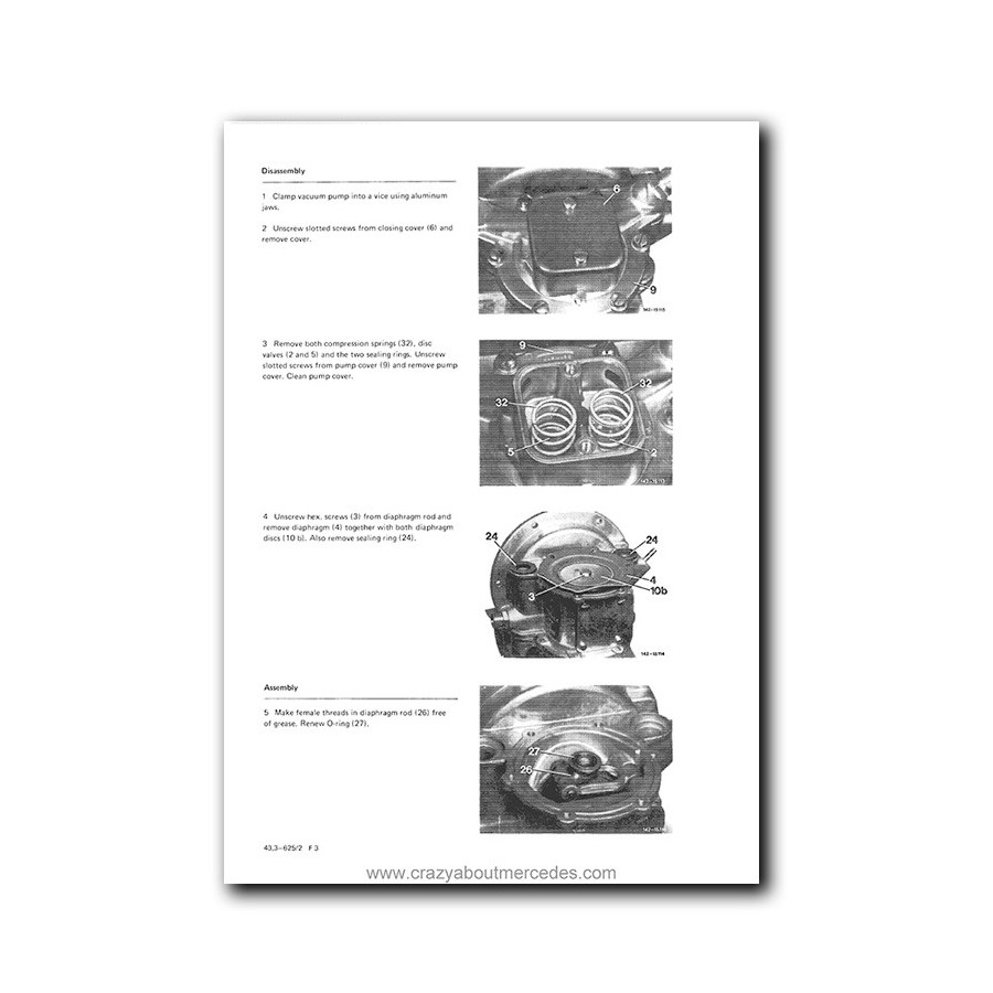 Mercedes Benz Service Manual Chassis & Body Series 116 Volume 1