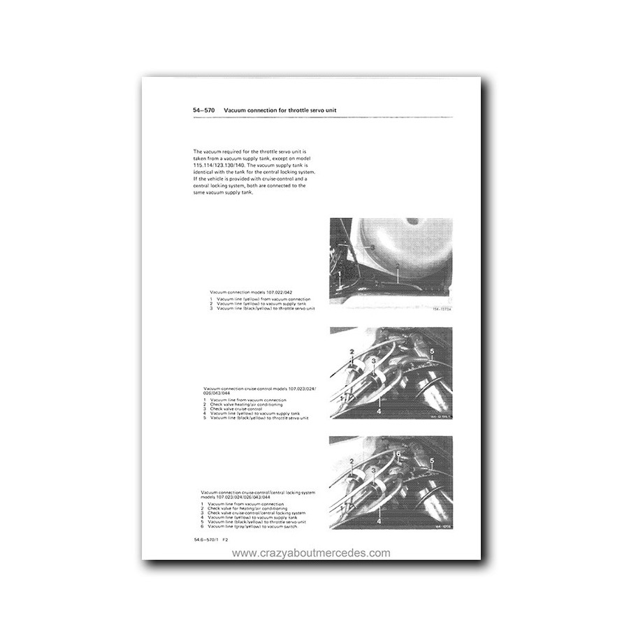 Mercedes Benz Service Manual Chassis & Body Series 116 Volume 2