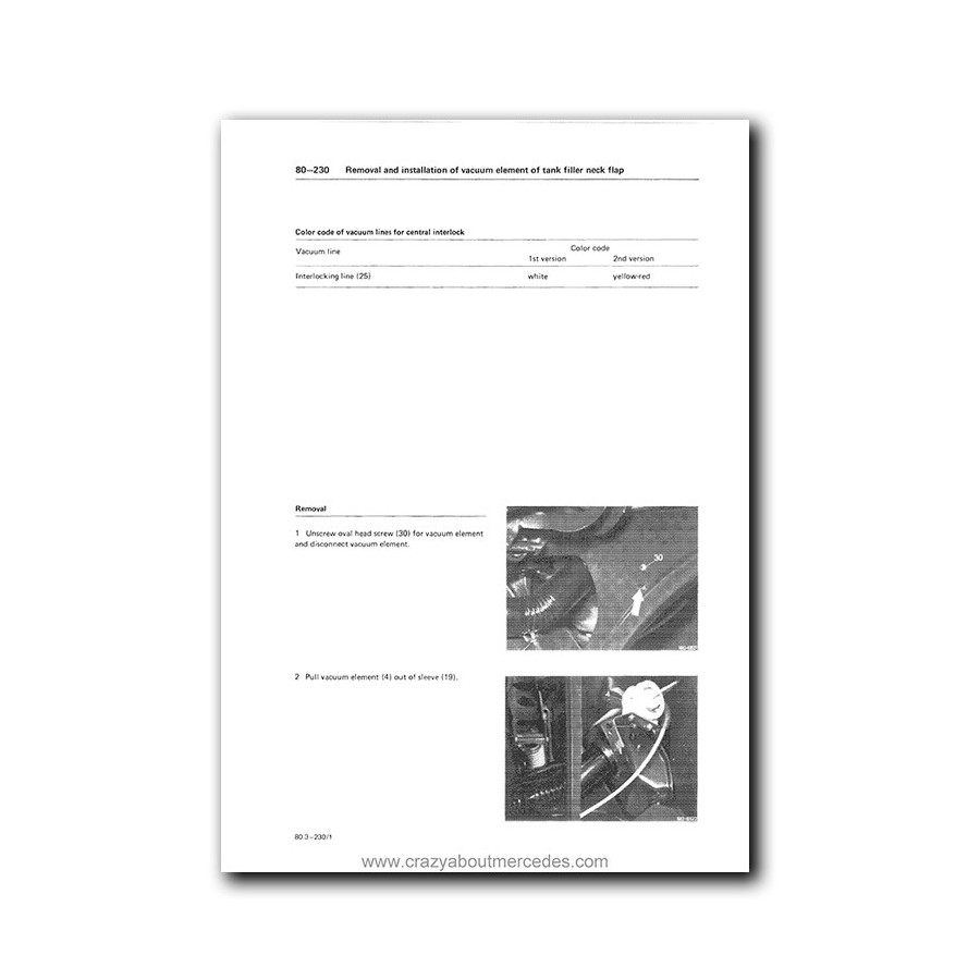 Mercedes Benz Service Manual Chassis & Body Series 116 Volume 2