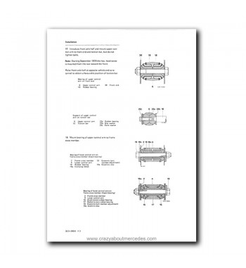 Mercedes Benz Service Manual Chassis & Body Series 123 Volume 1